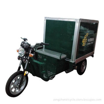 Cargo tricycle with 60V 800W brushless DC motor